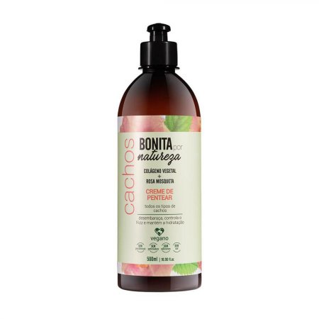 Creme de pentear bonita por natureza cachos 500ml