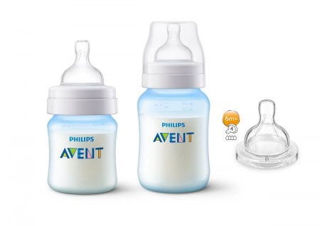 Kit Mamadeiras Anti-Colic 125 e 260ml Philips Avent - Azul