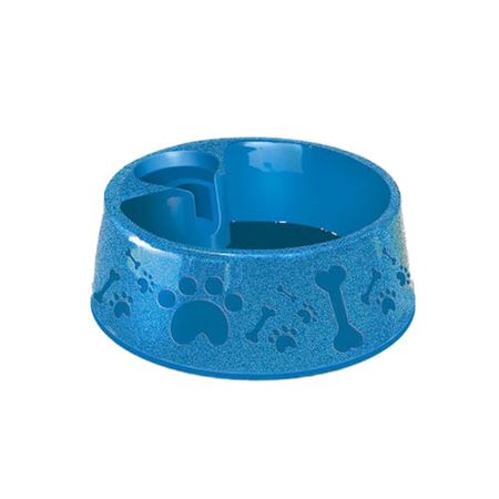 Bebedouro de Plástico Paris 700mL - Furacão Pet Bebedouro de Plástico Paris Azul 700mL - Furacão Pet