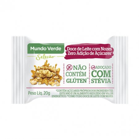 Doce de Leite com Nozes Mundo Verde Seleção Zero 20g