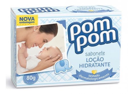 Sabonete Pompom, Hidratante, 80g