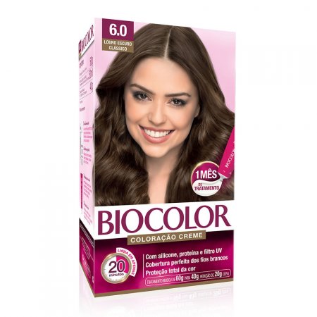 Tintura/Coloração Biocolor Kit Louro Escuro Clássico 6.0 | App Pharma