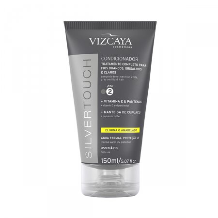 Condicionador Vizcaya Silver Touch para Cabelos Brancos e Claros com 150ml
