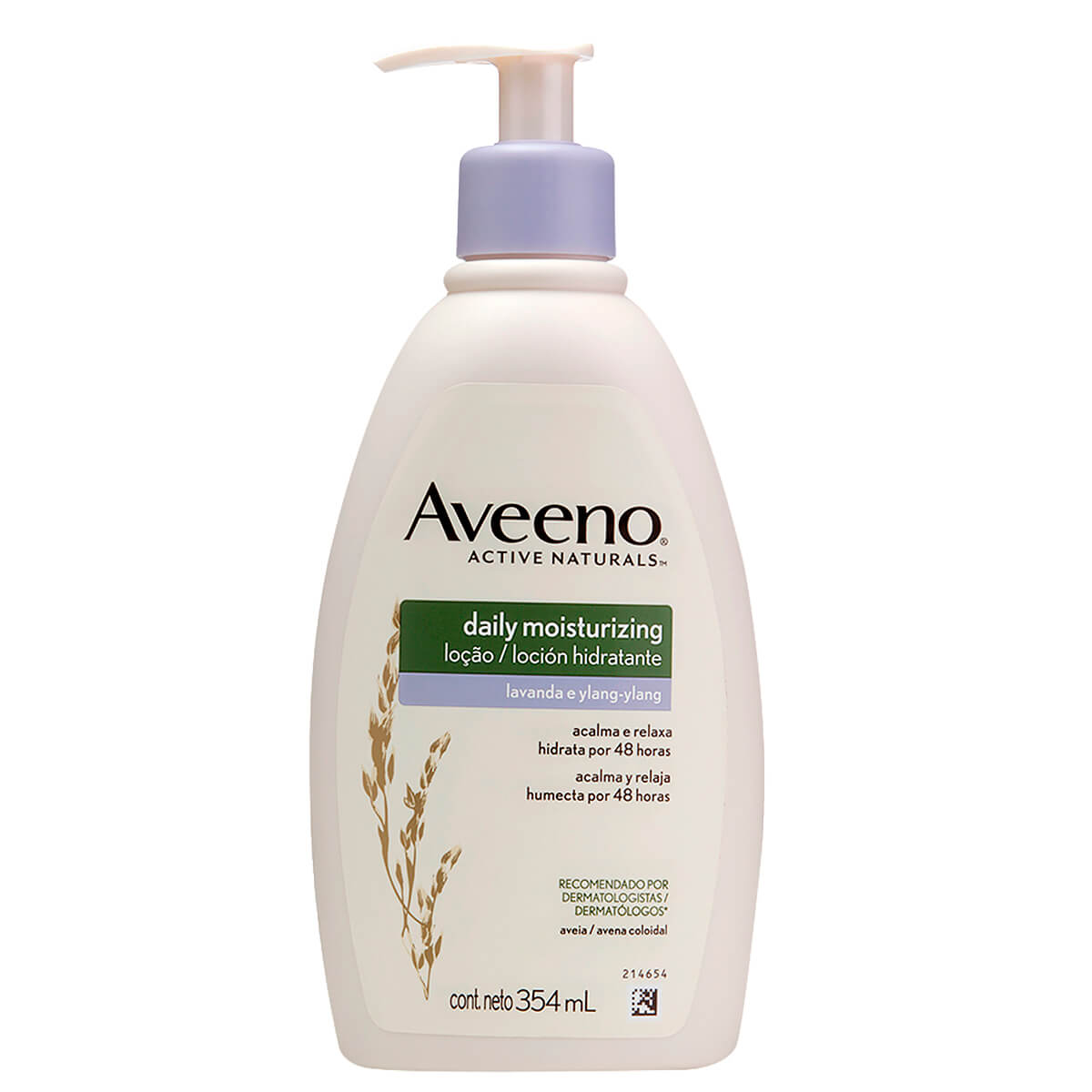 Loção Hidratante Aveeno Daily Moisturizing Lavanda e Ylang