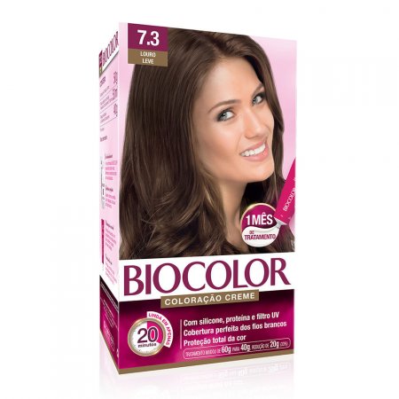 Tintura/Coloração Biocolor Kit Louro Leve 7.3