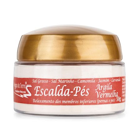 Escalda Pés de Argila Vermelha