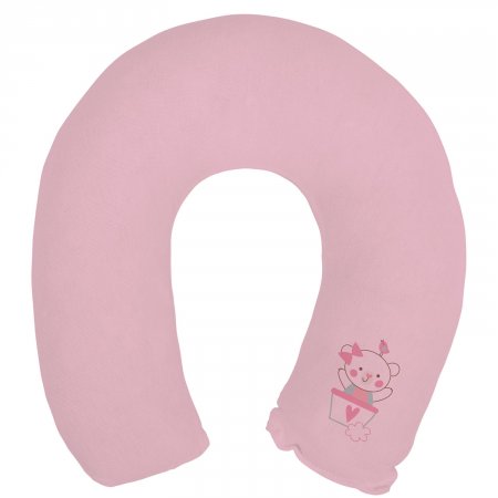 Apoio de Pescoço com Bordado Bambi - Balões Rosa