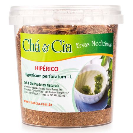 Chá de Hipérico - Hypericum perforatum - L. 60g (Erva de São João) Hipérico - Hypericum perforatum - L. 60g (Erva de São João)