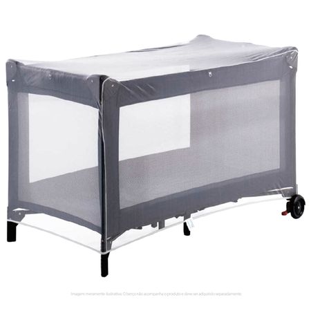 Mosquiteiro para berço com elástico Branco - Clingo C0195 MOSQUITEIRO BERCO