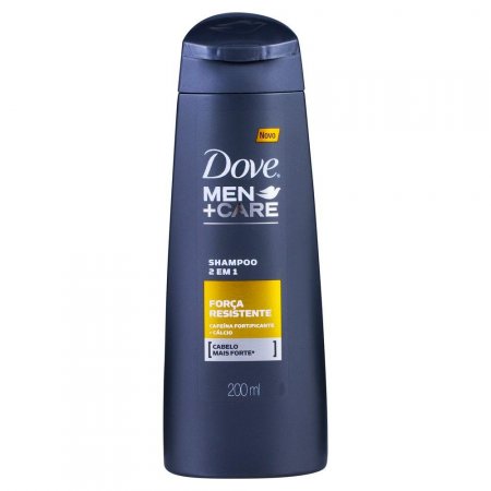 Shampoo Dove Men+Care 2 em 1 Força Resistente 200ml