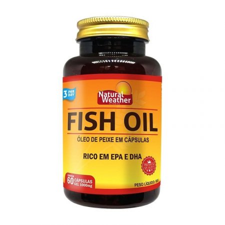 FISH OIL COM ÔMEGA 3 60 CÁPSULAS