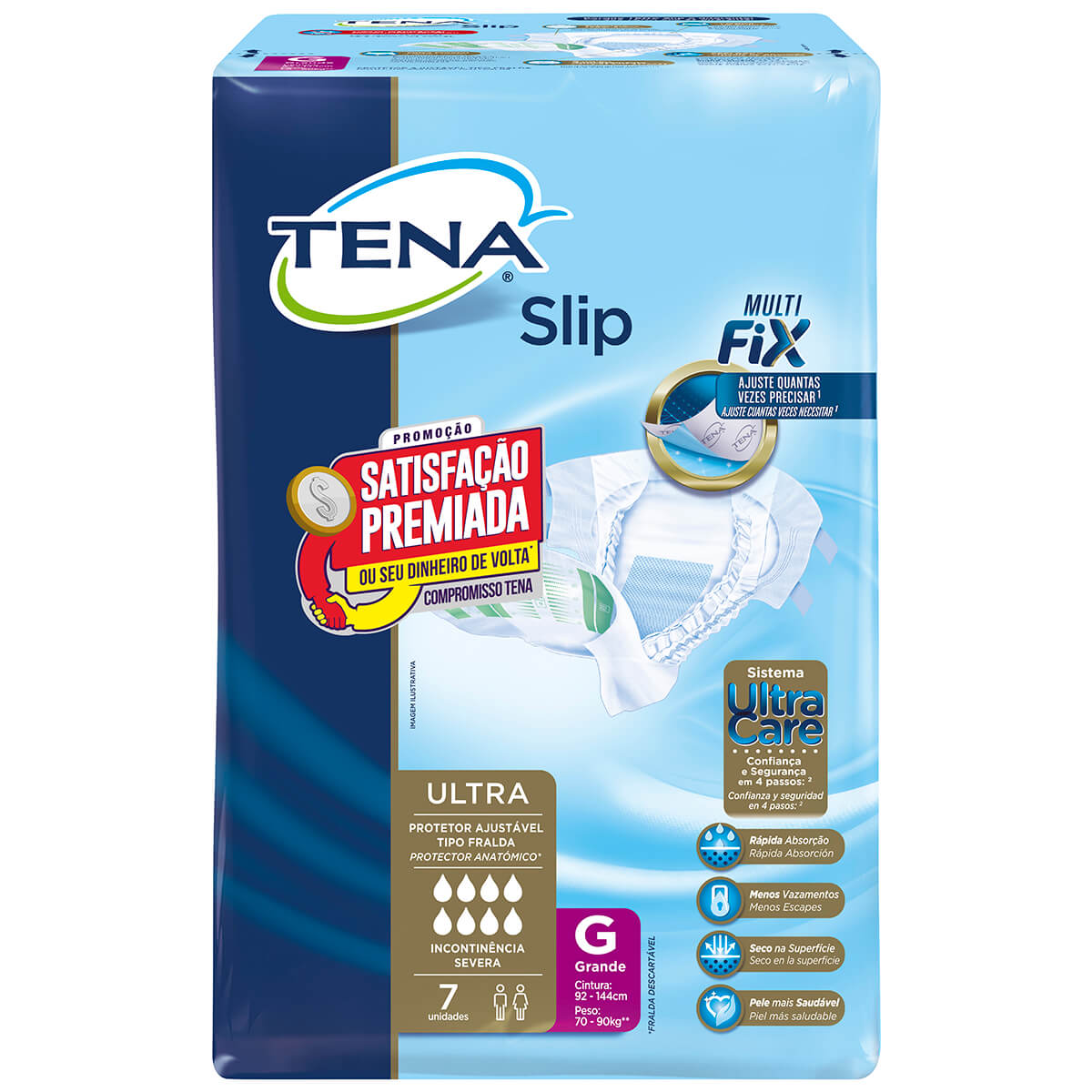Tena Slip Fralda Geriátrica Tamanho G