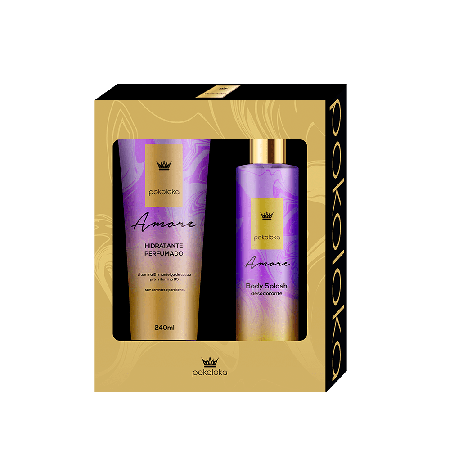 PokoLoka KIT Amore - Hidratante Perfumado 240ml e Body Splash 250ml