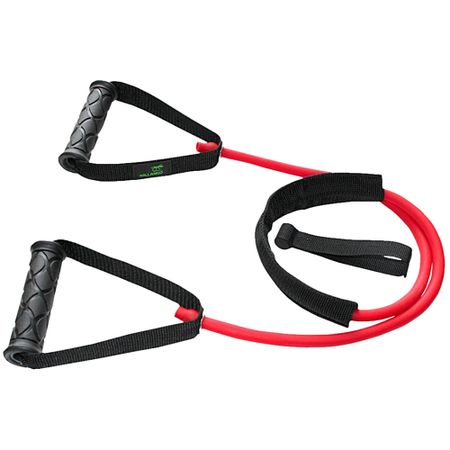 Extensor Tubo Elástico One Tube Kallango - Médio - Vermelho Extensor Elástico Exercício One Tubo Médio Kallango