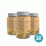 Leve 6 Pague 3 Triple Ômega 3 6 e 9 60 Cápsulas Eleve Life