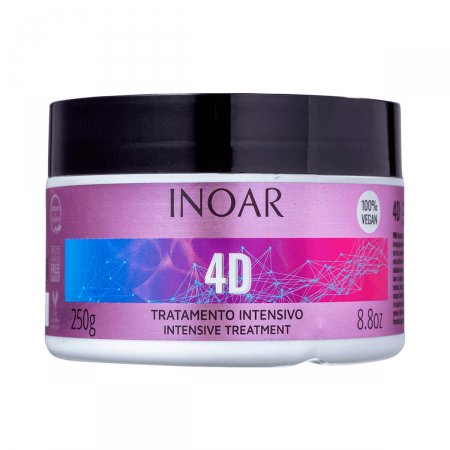 Máscara Capilar Inoar 4D Tratamento Intensivo com 250g