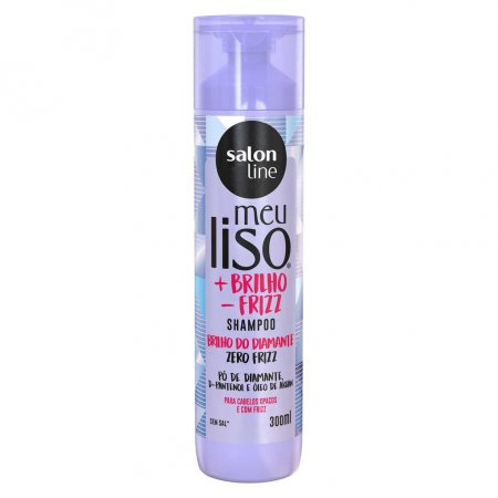 Shampoo Meu Liso + Brilho - Frizz Salon Line 300ml