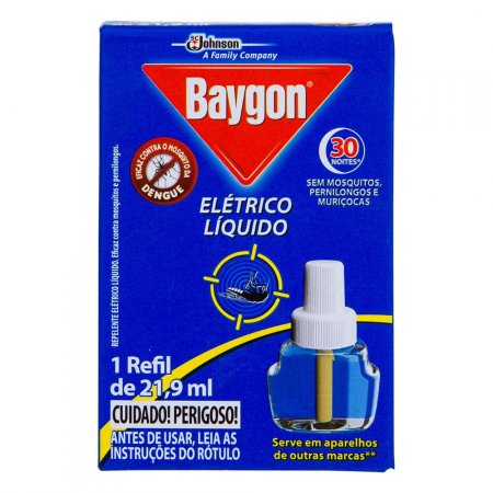 Repelente Elétrico Raid Líquido Refil 21,9ml 30 Noites