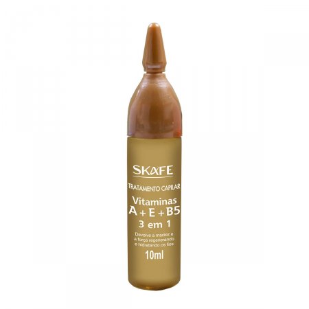 Ampola de Tratamento Capilar Skafe Vitamina+A+E+B5 com 10ml