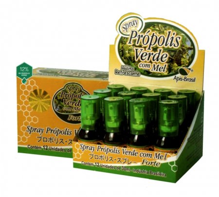 Spray Própolis Verde Com Mel - KIT Leve 12 un. - ApisBrasil