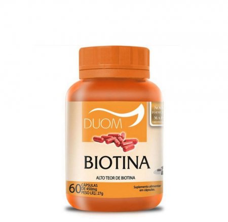 Biotina 60 cáps - Duom