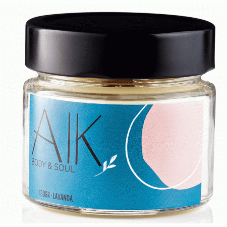 Vela Aromática de Lavanda AIK Body & Soul