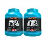 2X WHEY BLEND AGE (2kg) - Morango