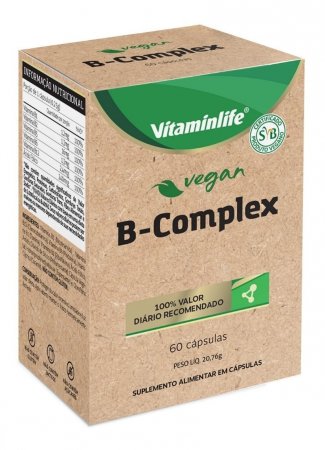 B-complex 60 Cáps Vegan - Vitaminlife - Vitaminas Complexo B