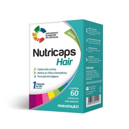 Nutricaps Hair 60 Cápsulas MaxiNutri