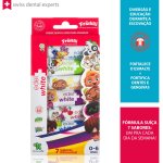 Creme dental Infantil Fruchtli Kids edel white Discovery Kids com 7 unidades