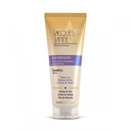 Shampoo Jacques Janine Liso Absoluto com 240ml