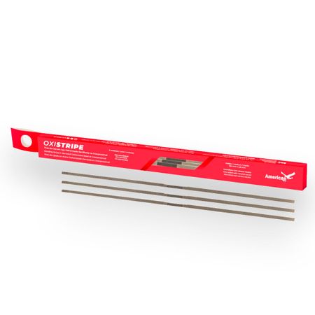 Tiras De Lixa Em Aço Galvanizado Oxistripe Média com 10 Unidades - American Burrs Tiras De Lixa Em Aço Galvanizado Oxistripe Média 4mm com 10 - American Burrs