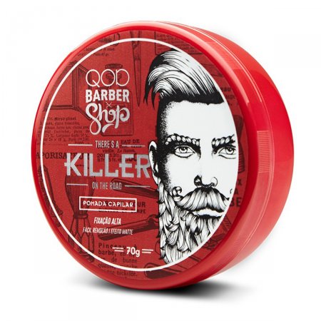Pomada QOD Barber Shop Killer para Cabelo com 70g