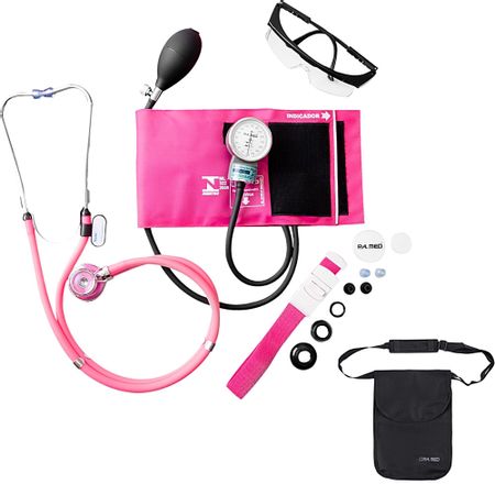 Kit Acadêmico P.A. MED KPA251 - Rosa