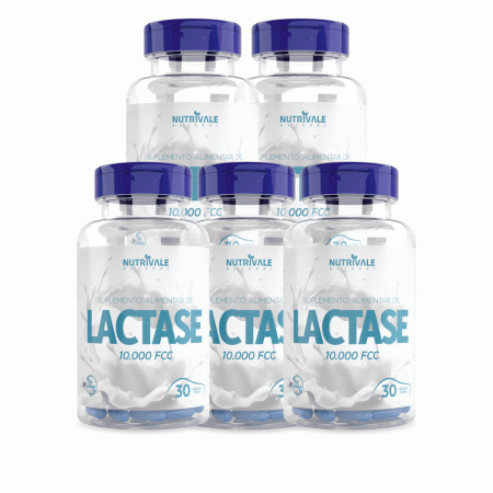Enzima Lactase 5 Unidades 10000 Fcc 30 Capsulas 500mg Saude - Linduras