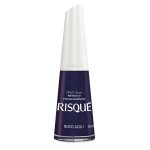 Esmalte Risqué Escuros Metálico Novo Azul! 8ml