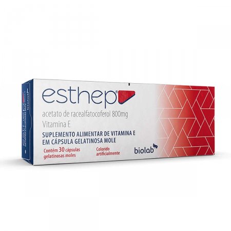 Vitamina Esthep 800mg com 30 Cápsulas