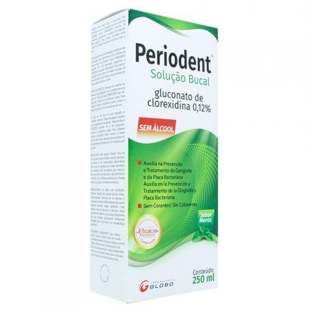 Solução Bucal Periodent Globo S/ Álcool 250ml