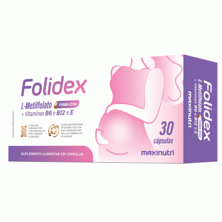 Folidex 30 Cápsulas MaxiNutri