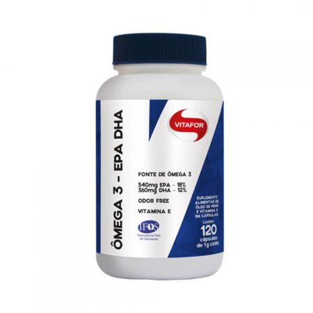 ÔMEGA 3 EPA - DHA (120 Cápsulas) - Vitafor