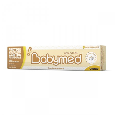 Pomada para Prevenção de Assaduras Babymed Amêndoas com 40g