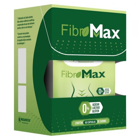 FibroMax Composto de Fibras 60 Cápsulas Natunectar