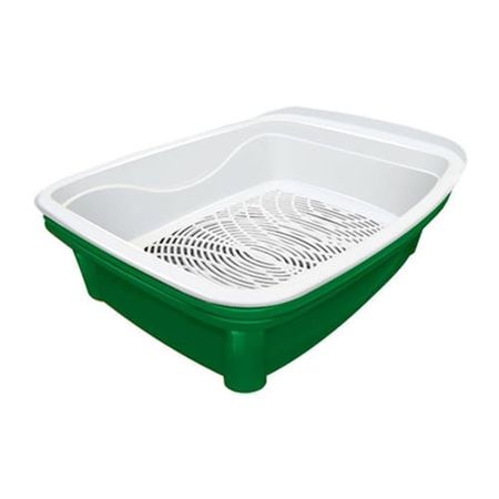 Banheira Classic Plus para Gatos - Furacão Pet Banheira Classic Plus Verde para Gatos - Furacão Pet