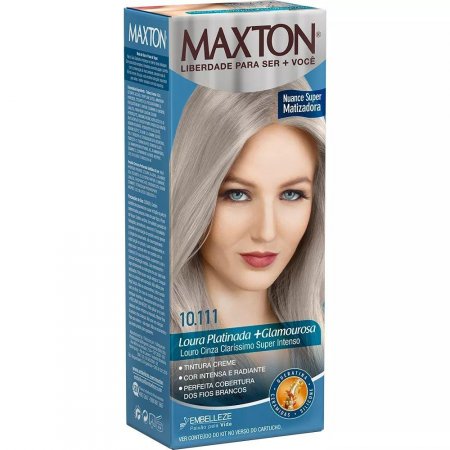 Tintura Maxton 10.111 Louro Cinza Claríssimo Super Inten