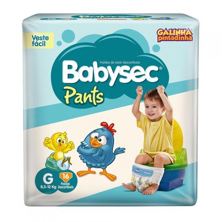 Fralda Babysec Pants G 16 Unidades