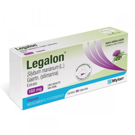 Legalon 180mg com 20 cápsulas