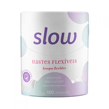 Hastes Flexíveis Slow - Pote com 150 unidades