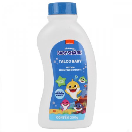 TALCO INFANTIL TOPZ BABY SHARK 200 GRAMAS