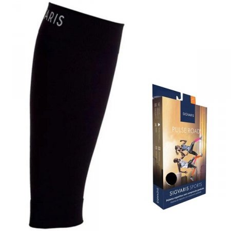 Polaina Esportiva Pulse Road COMP 20-30MMHG Sigvaris - Preto - G3