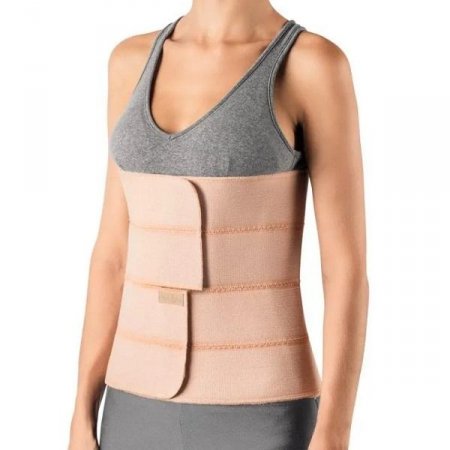 Faixa Elastica 4 Paineis Unisex Hidrolight - Bege - G/GG